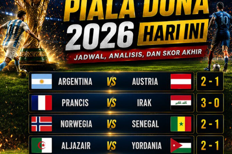 Prediksi Piala Dunia 2026 Hari Ini: Jadwal, Analisis, dan Skor Akhir