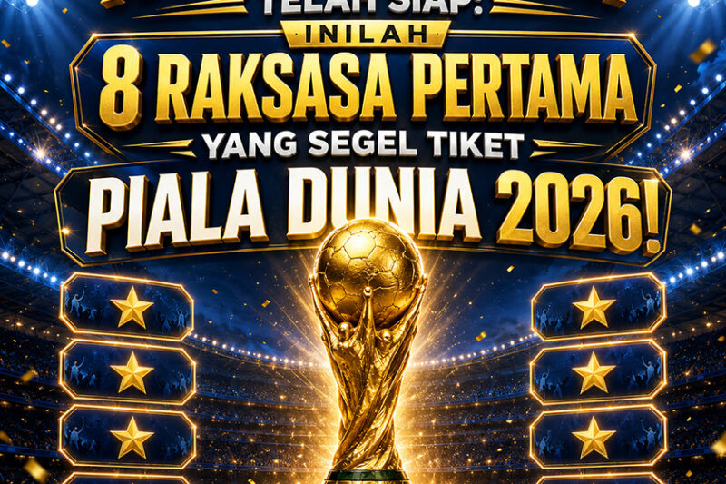 Panggung Megah Telah Siap: Inilah 8 Raksasa Pertama yang Segel Tiket Piala Dunia 2026!
